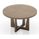  Canadel Round Modern Dining Table with Pedestal Base TRN0545425NAMMKNF/BAS01003NA25MMK IMAGE 3