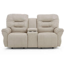 Best Home Furnishings Unity Power Reclining Leather Match Loveseat with Console L735CQ7 71957L IMAGE 2