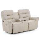  Best Home Furnishings Unity Power Reclining Leather Match Loveseat with Console L735CY4 71957L IMAGE 1