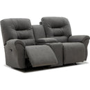  Best Home Furnishings Unity Reclining Fabric Loveseat with Console L735RC7 25803 IMAGE 2