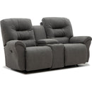  Best Home Furnishings Unity Reclining Fabric Loveseat with Console L735RC4 25803 IMAGE 1