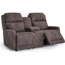  Best Home Furnishings Livvy Reclining Fabric Loveseat with Console L970RC4 19206 IMAGE 2
