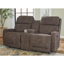  Best Home Furnishings Livvy Power Reclining Fabric Loveseat with Console L970RQ4 19206 IMAGE 4
