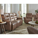  Best Home Furnishings Unity Reclining Leather Match Sofa S735CA4 53559L IMAGE 10