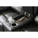  Signature Design by Ashley Glossmore Reclining Leather Match Loveseat with Console PCU1170094C IMAGE 7