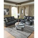  Signature Design by Ashley Glossmore Reclining Leather Match Loveseat with Console PCU1170094C IMAGE 9