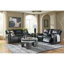  Signature Design by Ashley Glossmore Reclining Leather Match Sofa PCU1170088C IMAGE 11