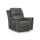  Signature Design by Ashley Bleckley Power Leather Match Recliner PCU1200013C IMAGE 1