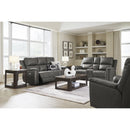  Signature Design by Ashley Bleckley Power Reclining Leather Match Sofa PCU1200015C IMAGE 12