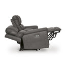  Signature Design by Ashley Bleckley Power Reclining Leather Match Loveseat with Console PCU1200018C IMAGE 4