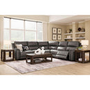  Signature Design by Ashley Bleckley Power Reclining Leather Match 5 pc Sectional PCU1200058C/PCU1200046C/PCU1200077C/PCU1200031C/PCU1200062C IMAGE 4