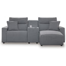  Signature Design by Ashley ModMax II Power Reclining Fabric 3 pc Sectional 6590658/6590657/6590697 IMAGE 1