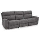  Signature Design by Ashley Next-Gen DuraPella Power Reclining Leather Look 3 pc Sectional 6100358C/6100346C/6100362C IMAGE 1