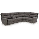  Signature Design by Ashley Next-Gen DuraPella Power Reclining Leather Look 5 pc Sectional 6100358C/6100357C/6100346C/6100377C/6100362C IMAGE 1