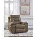  Signature Design by Ashley Stockworth Rocker Leather Look Recliner PC6560425C IMAGE 6