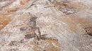  Kalora Interiors Aurora Grey Orange White Distressed Abstract Rug, 5'3" x 7'7" EXTERNAL_VIDEO 1