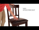  Signature Design by Ashley Haddigan Counter Height Stool D596-124 EXTERNAL_VIDEO 1